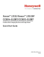 Preview for 1 page of Honeywell Xenon 1932 Quick Start Manual