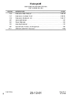 Preview for 16 page of Honeywell XK516D1 Maintenance Manual