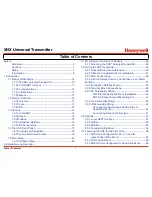 Preview for 3 page of Honeywell XNX Technical Manual