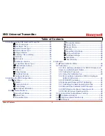 Preview for 4 page of Honeywell XNX Technical Manual