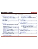 Preview for 5 page of Honeywell XNX Technical Manual