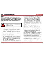 Preview for 7 page of Honeywell XNX Technical Manual