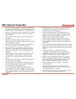 Preview for 8 page of Honeywell XNX Technical Manual