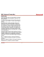 Preview for 10 page of Honeywell XNX Technical Manual