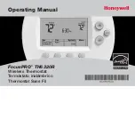 Honeywell YTH6320 Operating Manual preview