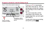 Preview for 12 page of Honeywell YTH6320 Operating Manual