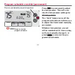 Preview for 13 page of Honeywell YTH6320 Operating Manual