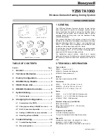 Preview for 1 page of Honeywell YZ667A1060 Installation Manual