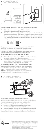 Предварительный просмотр 5 страницы Honeywell ZW4008 Quick Start Manual