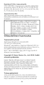 Preview for 96 page of honor CMA-LX1 Quick Start Manual