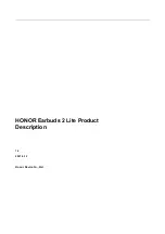 Preview for 1 page of honor Earbuds 2 Lite Product Description