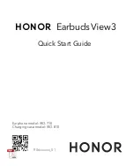 honor Earbuds View3 Quick Start Manual preview