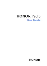 honor Pad 8 User Manual preview