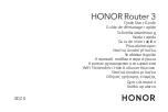 Предварительный просмотр 1 страницы honor Router 3 Quick Start Manual