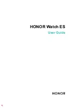 honor Watch ES User Manual preview