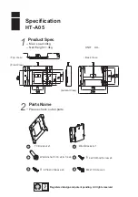 Preview for 1 page of HONTECH HT-A05 Quick Start Manual