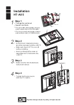 Preview for 2 page of HONTECH HT-A05 Quick Start Manual