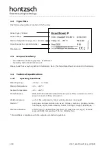 Preview for 4 page of Hontzsch ExactSonic P Operating Instructions Manual