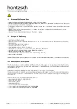 Preview for 4 page of Hontzsch flowtherm Ex Operating Instructions Manual