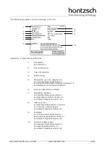 Preview for 5 page of Hontzsch flowtherm Ex Operating Instructions Manual