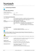 Preview for 6 page of Hontzsch flowtherm Ex Operating Instructions Manual