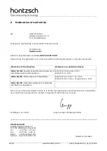 Preview for 34 page of Hontzsch flowtherm Ex Operating Instructions Manual