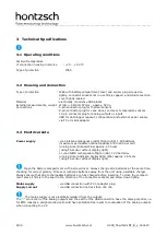 Preview for 8 page of Hontzsch flowtherm NT Operating Instructions Manual