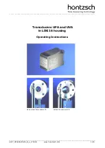 Hontzsch UFA Operating Instructions Manual preview