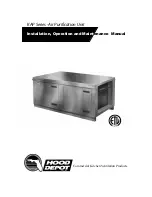 Hood Depot KAP Series Installation, Operation And Maintenance Manual preview