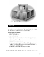 Preview for 10 page of Hood Depot KAP Series Installation, Operation And Maintenance Manual