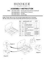 Hooker Furniture 1652-90867-MWD Assembly Instruction preview