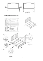 Preview for 2 page of Hooker Furniture 5/0 Panel Headboard 1620-90351-LTBR Assembly Instruction