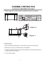 Hooker Furniture 5048-85122 Assembly Instruction предпросмотр