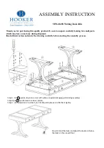 Preview for 2 page of Hooker Furniture 5078-10458 Assembly Instructions