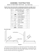 Hooker Furniture 5107-70465 Assembly Instruction preview