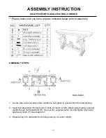 Preview for 1 page of Hooker Furniture 5165-85001 Assembly Instruction