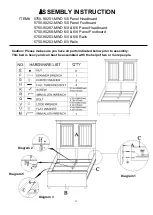 Preview for 1 page of Hooker Furniture 5750-90251-MWD Assembly Instruction