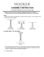 Hooker Furniture 5820-75202-84 Assembly Instruction preview