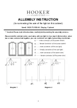 Hooker Furniture 5820-75906-84 Assembly Instruction предпросмотр