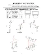 Предварительный просмотр 1 страницы Hooker Furniture 5960-75206B-BLK Assembly Instruction