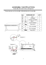 Предварительный просмотр 1 страницы Hooker Furniture Dixon Writing Desk 638-10019-GRY Assembly Instruction