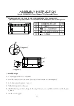 Hooker Furniture Four-Drawer Thin Console-Ebony 3005-85001 Assembly Instruction предпросмотр