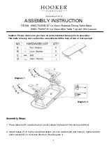 Hooker Furniture Le Vieux 6960-75200B-87 Assembly Instruction preview