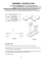 Hooker Furniture Trestle Dining Table Base 5750-75200B-MWD Assembly Instruction preview