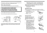 Preview for 8 page of Hoover 1300 Special Edition CA 231 Instructions For Use Manual