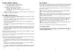 Preview for 21 page of Hoover 31002988 Instructions For Installation And Use Manual