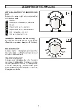 Preview for 9 page of Hoover 33001254 Instructions And Advice For Installing, Using And Servicing