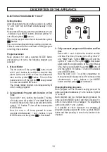 Preview for 10 page of Hoover 33001254 Instructions And Advice For Installing, Using And Servicing