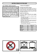 Preview for 11 page of Hoover 33001254 Instructions And Advice For Installing, Using And Servicing