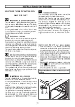 Preview for 15 page of Hoover 33001254 Instructions And Advice For Installing, Using And Servicing